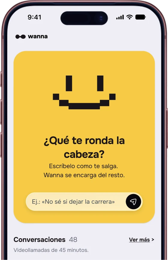 App de Wanna: ¿Qué te ronda la cabeza?